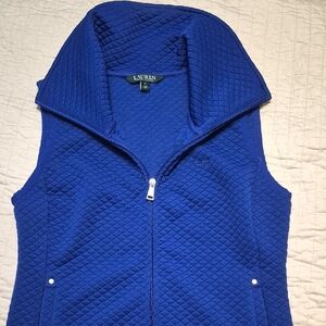 Ralph Lauren Blue Quilted Vest